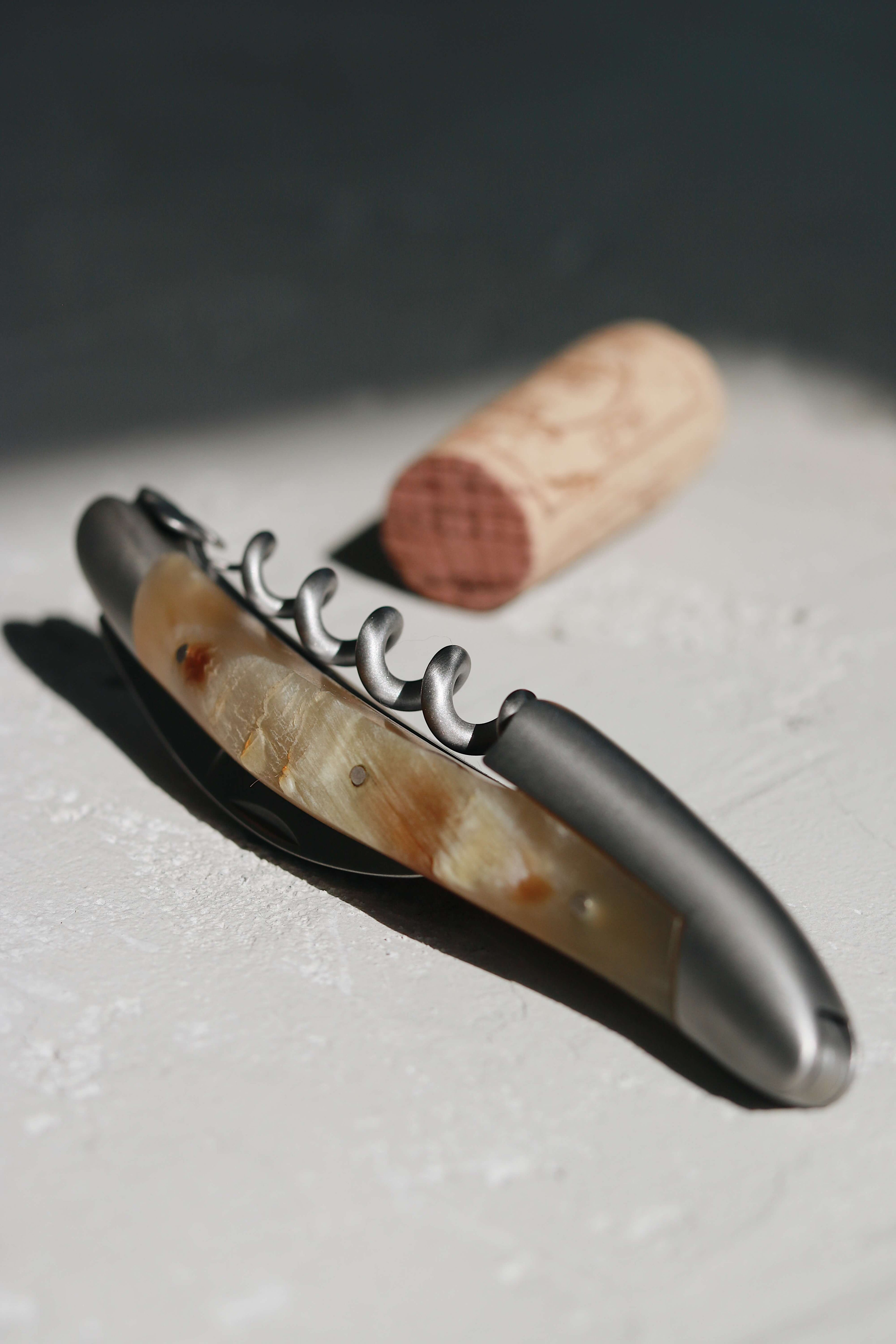 Forge De Laguiole Sommelier Corne d'Aubrac Finition satinée