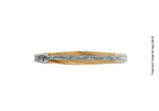 Forge De Laguiole, Couteau de poche, 11 cm, manche en olivier, finition mate