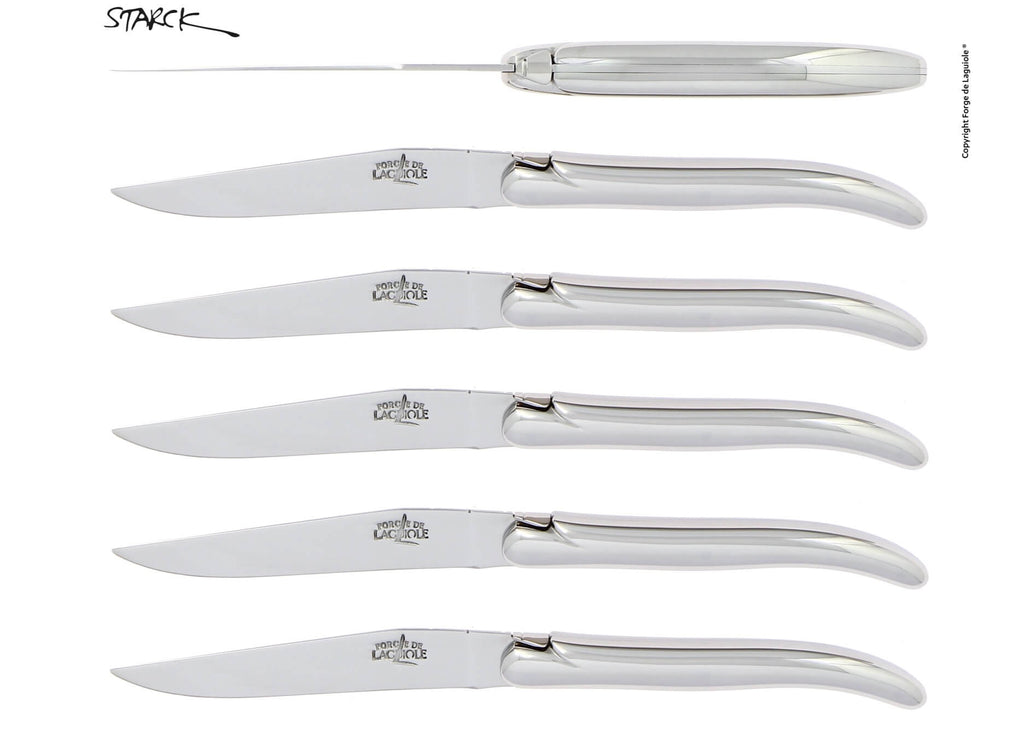Coffret de couteaux Forge De Laguiole dessiné par Philippe Starck