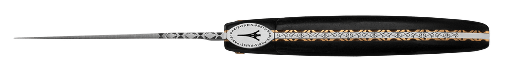 Laguiole En Aubrac - ORIGINE TOUR EIFFEL - Couteau de poche manche ébène