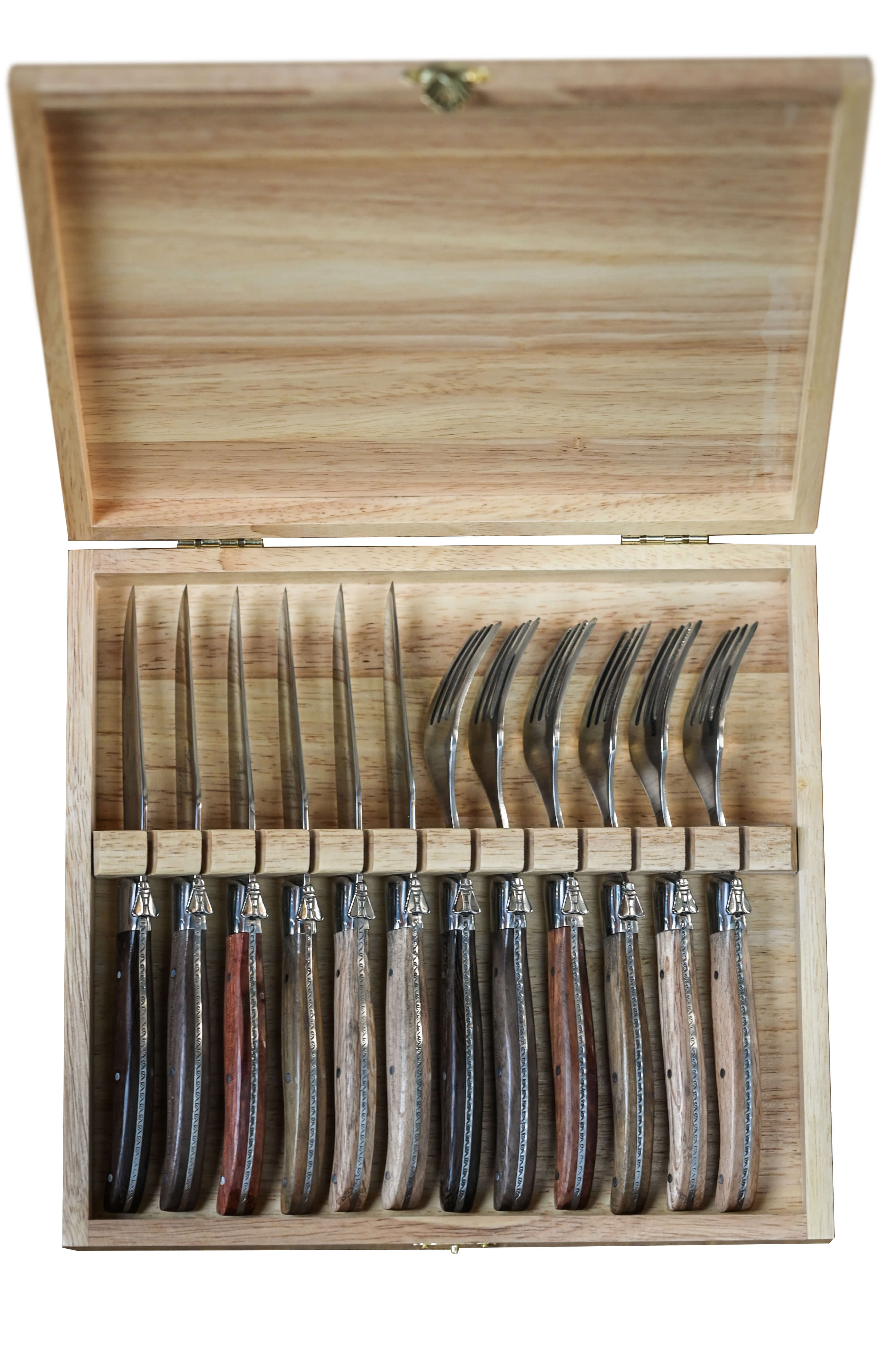 Laguiole Le couteau - 6 couteaux et fourchettes