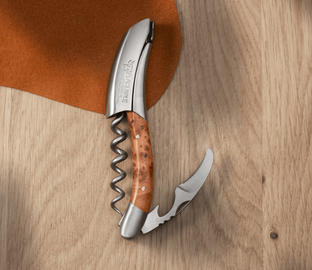 Laguiole En Aubrac Tire-Bouchon Sommelier | Bois de Genévrier & Finition Satin
