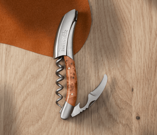 Laguiole En Aubrac Tire-Bouchon Sommelier | Bois de Genévrier & Finition Satin