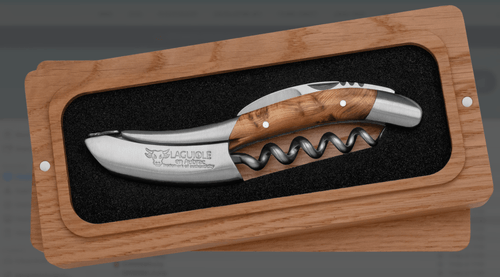 Laguiole En Aubrac Tire-Bouchon Sommelier | Bois de Genévrier & Finition Satin