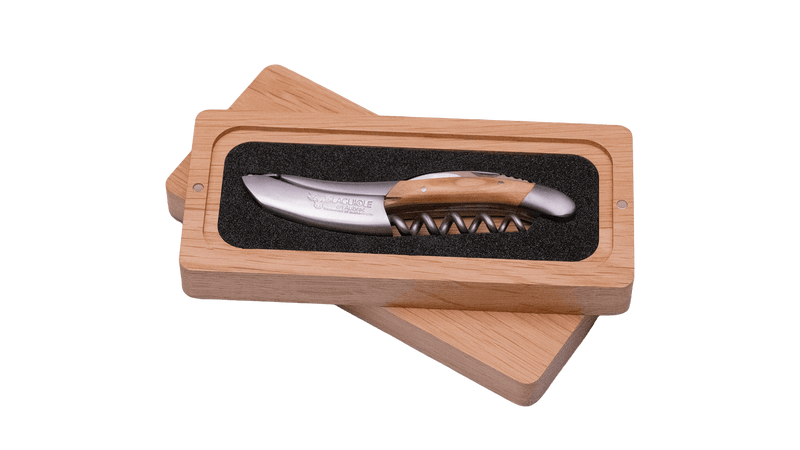 Sommelier Laguiole Classique – Bois d'Olivier – Finition Mate