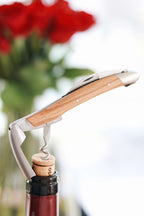 Tire-bouchon Sommelier Forge De Laguiole en bois d'olivier et finition satinée