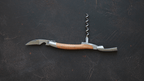 Tire-bouchon Sommelier Forge De Laguiole en bois d'olivier et finition satinée