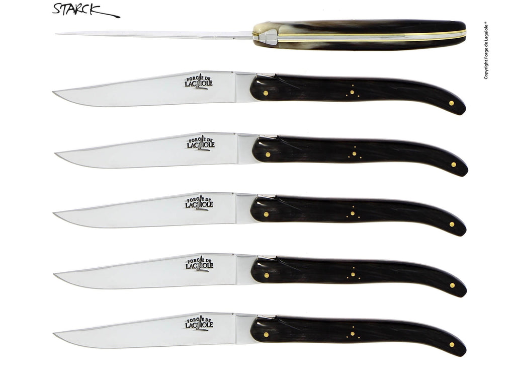 Coffret de couteaux Forge De Laguiole dessiné par Philippe Starck