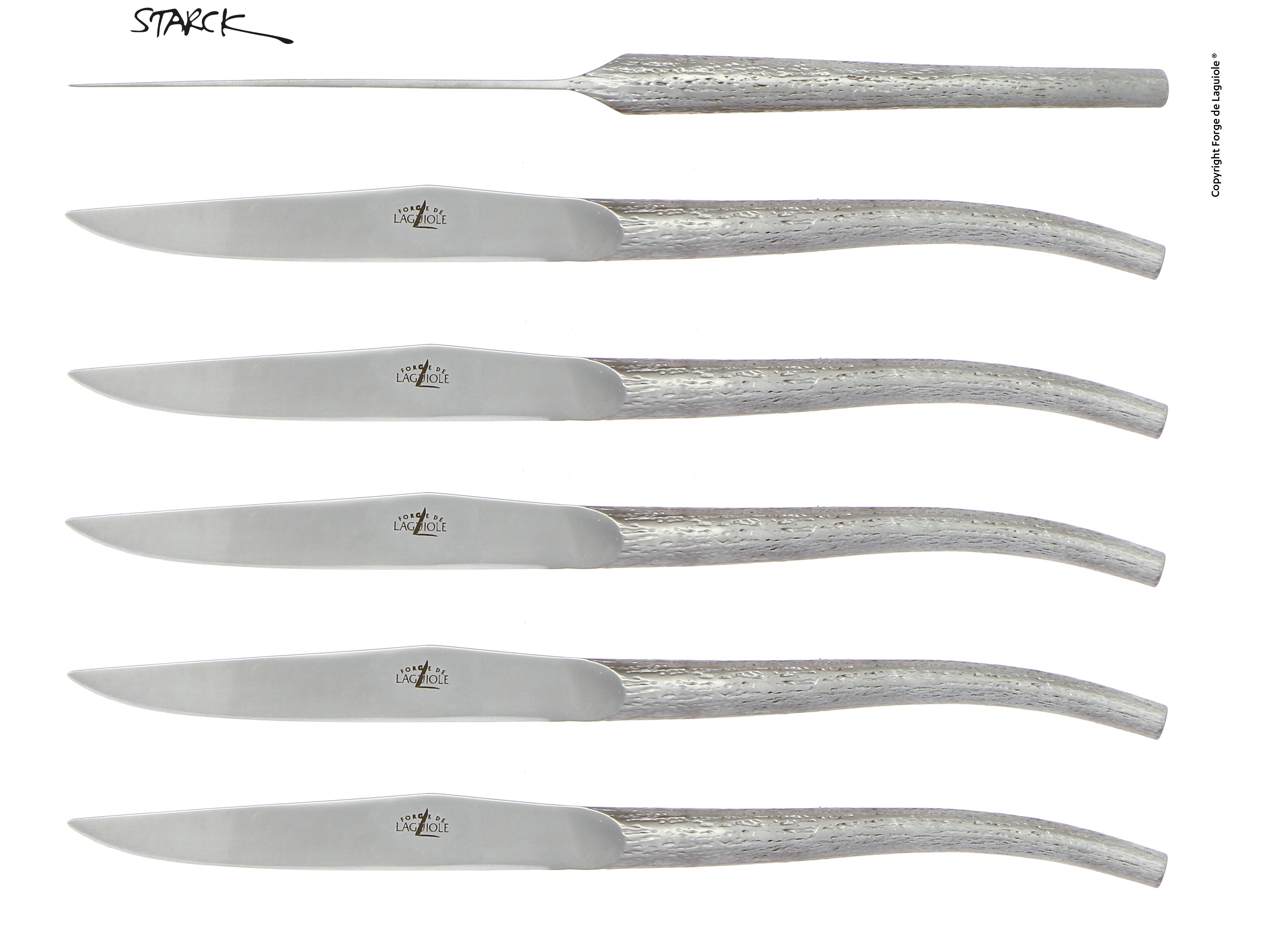 Couteaux de table Forge De Laguiole conçus par Philippe Starck