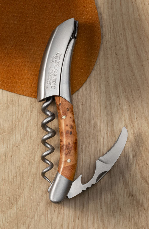 Laguiole En Aubrac Tire-Bouchon Sommelier | Bois de Genévrier & Finition Satin