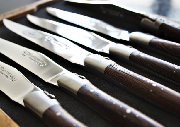 Couteaux à Steak Laguiole En Aubrac Bois Wengé