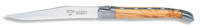 Couteaux à Steak Laguiole En Aubrac Bois d'Olivier