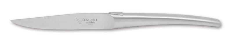 Couteaux à steak Laguiole En Aubrac en acier inoxydable mat
