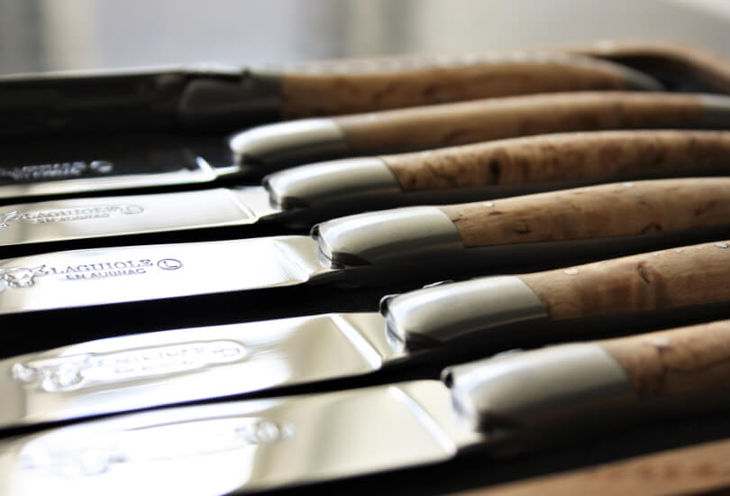 Couteaux à steak Laguiole En Aubrac en Bouleau