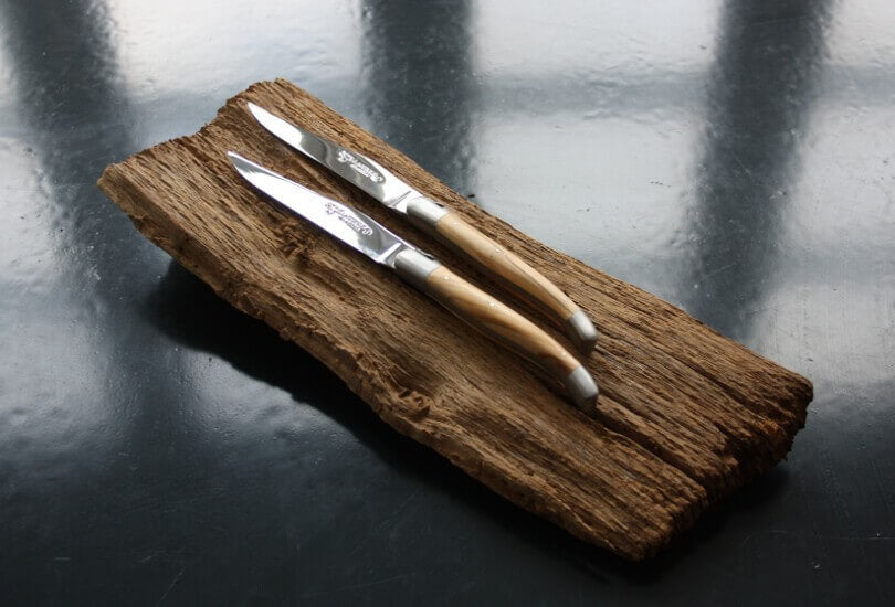 Couteaux à Steak Laguiole En Aubrac Bois d'Olivier
