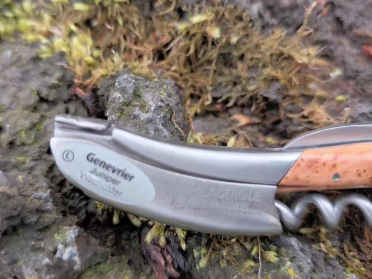 Laguiole En Aubrac Tire-Bouchon Sommelier | Bois de Genévrier & Finition Satin