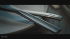 Table Noir - Couverts Barr avec finition délavée